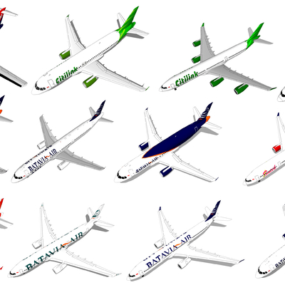 modern passenger aircraft