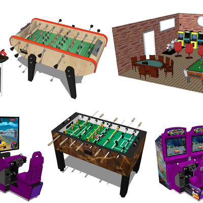 Modern video game game billiards