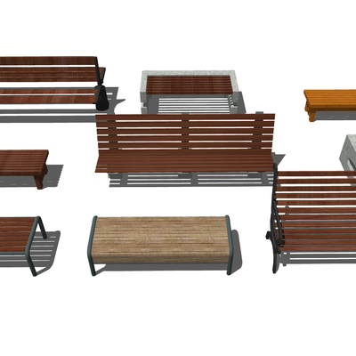 Modern outdoor public chair