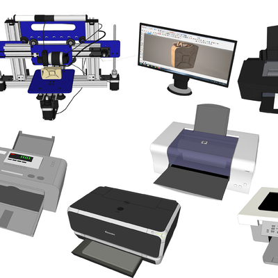 Modern 3D Printer Fax Machine