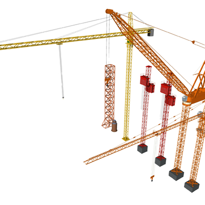 modern industrial equipment tower crane