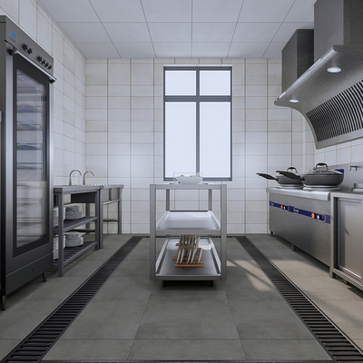 Modern central kitchen