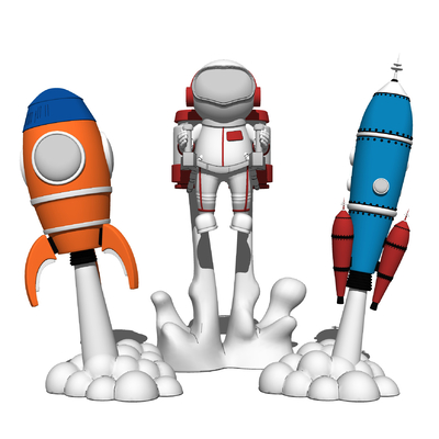 Modern Astronaut Doll Ornaments