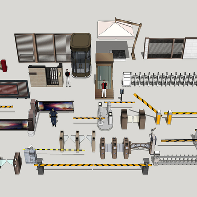 Modern access control toll pole