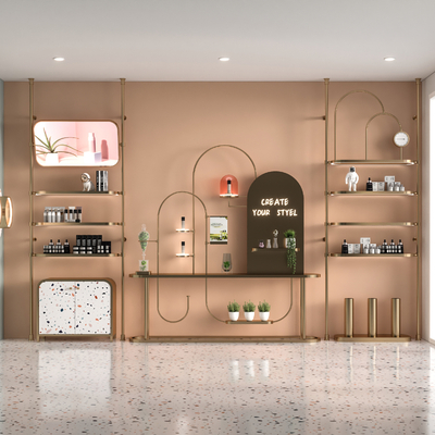 Modern Affordable Luxury Style Cosmetics Store