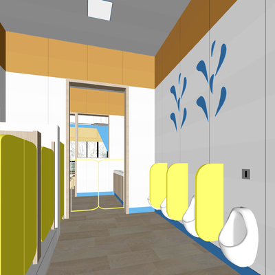 Modern Kindergarten Toilet