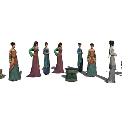 New Chinese costume figures