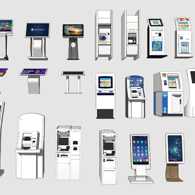 modern atm machine self-service terminal machine