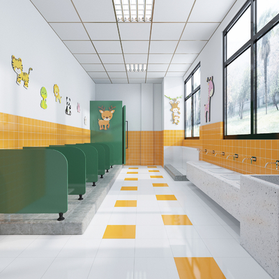 Modern Kindergarten Toilet