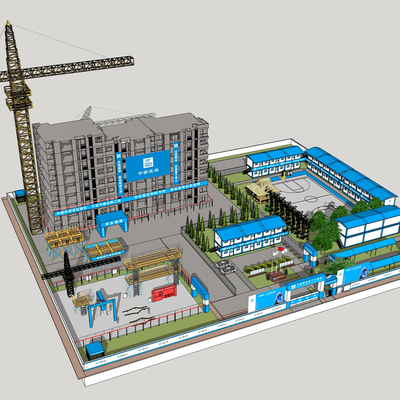 modern construction site design