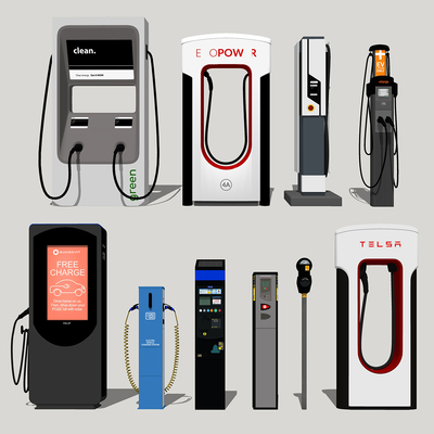 modern car charging pile