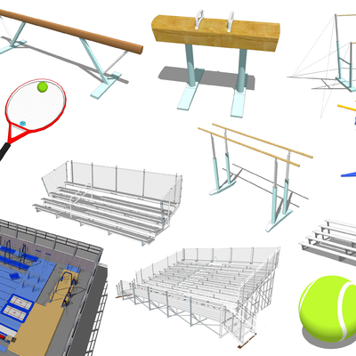 Modern Tennis Sports Facilities