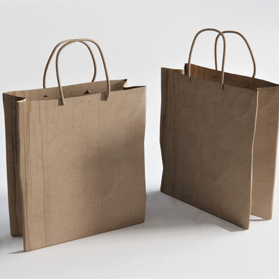 Modern Paper Bag Tote Bag