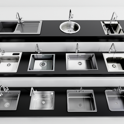 Modern dish washing basin