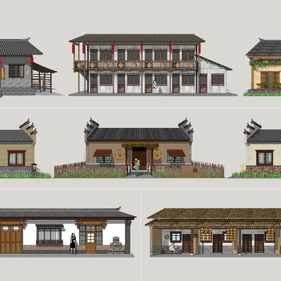 Chinese rural farmhouse