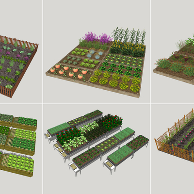 Modern vegetable garden