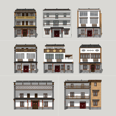 Chinese-style residential buildings