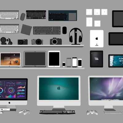 Modern desktop computer display