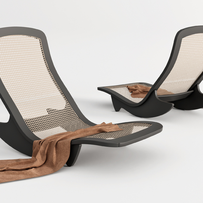 Quiet Rattan Recliner