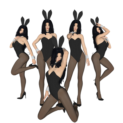 Modern Bunny Beauty Figure