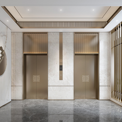 New Chinese Elevator Hall