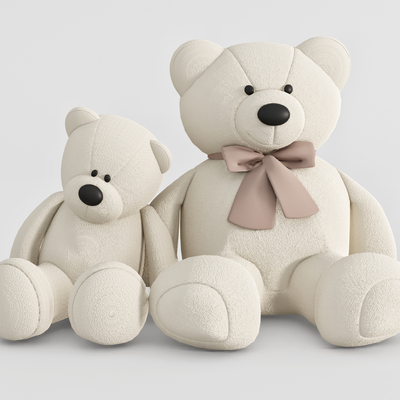 Modern plush bear toy