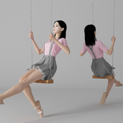 Modern swing beauty figure