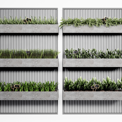 Modern Green Wall