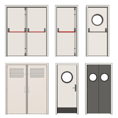 Modern fire door fire door