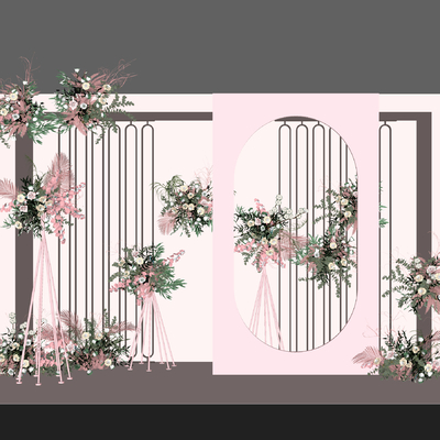 Modern Wedding Wedding Flower Art