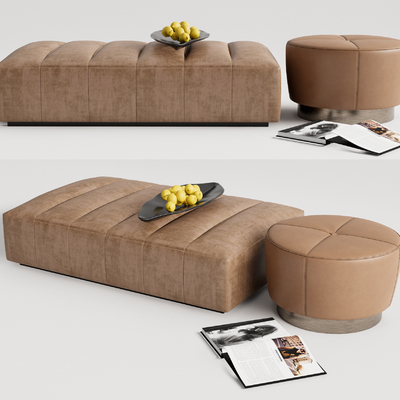 Modern Fabric Bed End Stool