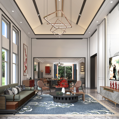 Modern Villa Lobby