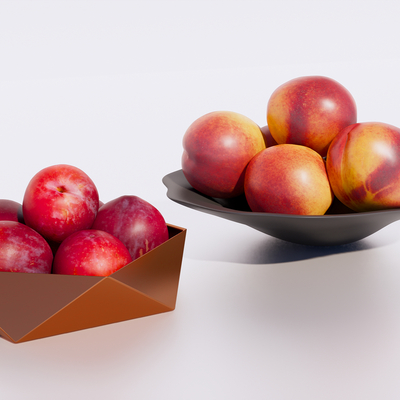 Modern Fruit Plate Peach