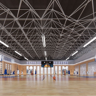 modern basketball hall