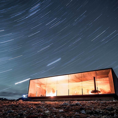 Industrial wind gallery observation station