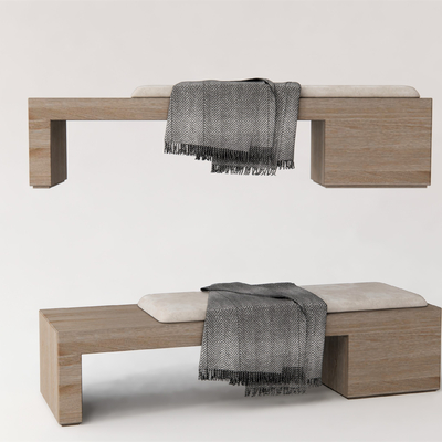 Modern bed end stool