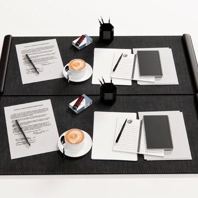 Modern office stationery