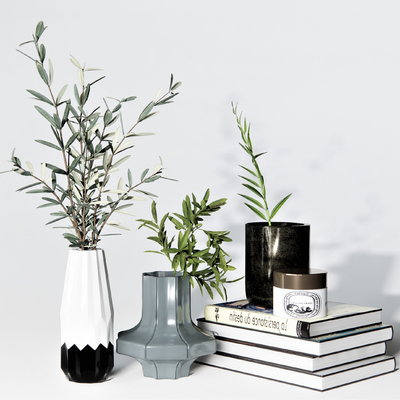 Modern Plant Vase Ornaments