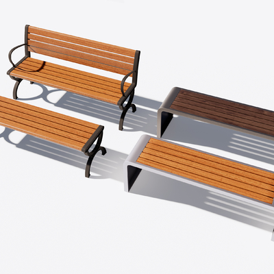 Modern outdoor public chair