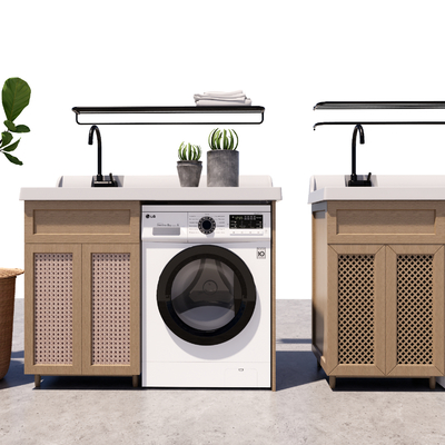 Modern Laundry Cabinet