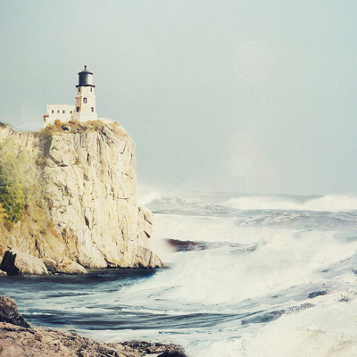 Cliff Landscape Painting