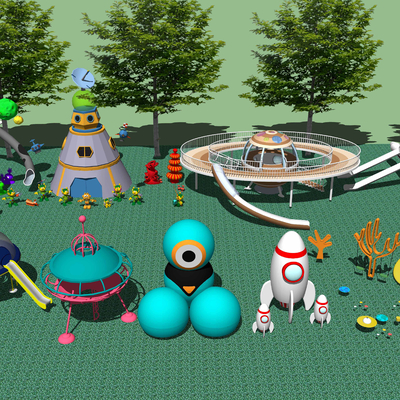 Modern Sci-Fi Children's Equipment