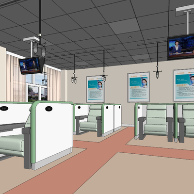 Modern Hospital Infusion Room