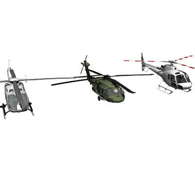 modern armed helicopter