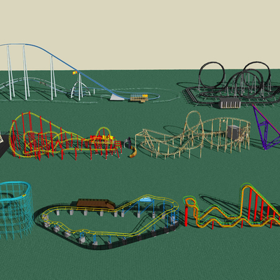 Modern roller coaster