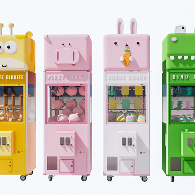 Modern cartoon doll machine