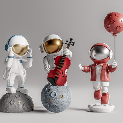 Modern Astronaut Doll Ornaments