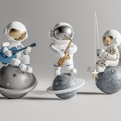 Modern Astronaut Doll Ornaments