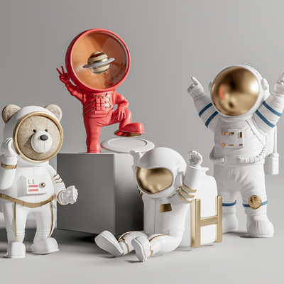 Modern Astronaut Doll Ornaments