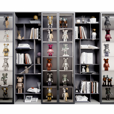 Modern Doll Doll Display Cabinet